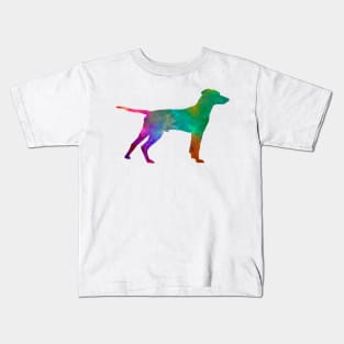 Hellenic Hound in watercolor Kids T-Shirt